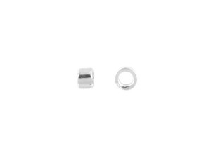 Sterling Silver 1 x 2mm Crimp Tube - HEAVY Sterling Silver 1 x 2mm Crimp Tube - HEAVY