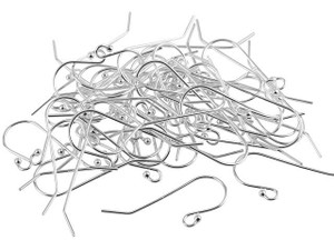 Artbeads Sterling Silver 12 x 25mm Earwire with Ball End, Pro Pack (25 Pairs) Artbeads Sterling Silver 12 x 25mm Earwire with Ball End, Pro Pack (25 Pairs)