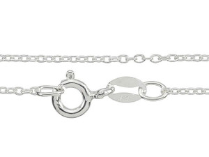 Sterling Silver 18-Inch 030 Cable Chain Necklace