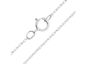 Sterling Silver 18-Inch Rope Chain Necklace Sterling Silver 18-Inch Rope Chain Necklace
