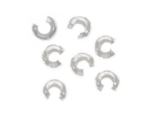 Sterling Silver 2.5mm Crimp Cover Sterling Silver 2.5mm Crimp Cover