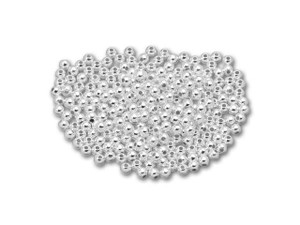 Artbeads Sterling Silver 3x25mm Curved Tube Bead Pro Pack (40 Pcs)