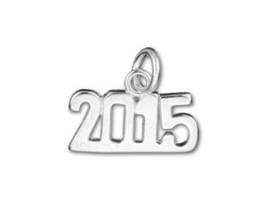 Sterling Silver 2015 Charm Sterling Silver 2015 Charm