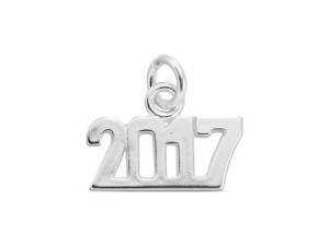 Sterling Silver 2017 Charm Sterling Silver 2017 Charm