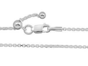 Add A Bead Threader Chain STERLING SILVER 6 8 & 16 22 Adjustable Link Chain  for Beads and Beaded Chains 