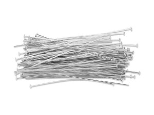 Artbeads Sterling Silver 2-Inch Head Pin, 22 Gauge Pro Pack (100 Pcs)