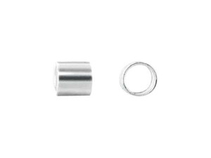 Sterling Silver 3 x 3mm Crimp Tube Sterling Silver 3 x 3mm Crimp Tube