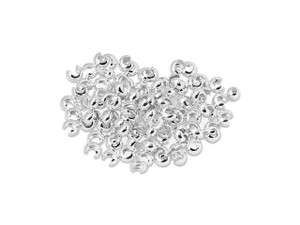 Artbeads Sterling Silver 3mm Crimp Cover Pro Pack (100 Pcs) Artbeads Sterling Silver 3mm Crimp Cover Pro Pack (100 Pcs)