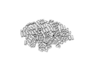 Artbeads Sterling Silver 3x2mm Twisted Crimp Tube Pro Pack (100 Pcs) Artbeads Sterling Silver 3x2mm Twisted Crimp Tube Pro Pack (100 Pcs)