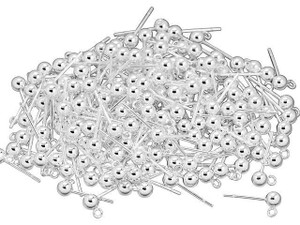 Artbeads Sterling Silver 4mm Ball Post Earring, Pro Pack (40 Pairs) Artbeads Sterling Silver 4mm Ball Post Earring, Pro Pack (40 Pairs)