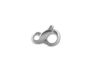Sterling Silver 6.7x11.5mm Infinity Clasp Sterling Silver 6.7x11.5mm Infinity Clasp