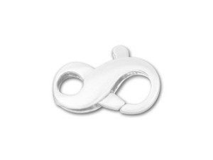 Sterling Silver 7x13mm Infinity Clasp Sterling Silver 7x13mm Infinity Clasp
