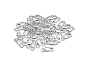 Artbeads Sterling Silver 3x25mm Curved Tube Bead Pro Pack (40 Pcs)