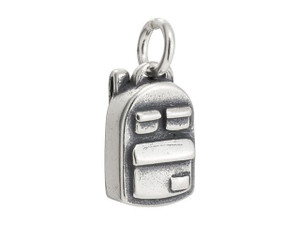 Sterling Silver Backpack Charm Sterling Silver Backpack Charm