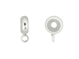 Sterling Silver Bead Stopper Bail with 3mm Hole Sterling Silver Bead Stopper Bail with 3mm Hole