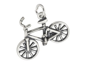 Sterling Silver Bicycle Charm Sterling Silver Bicycle Charm