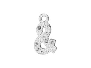 Sterling Silver Charm with Ring - Ampersand (7mm) Sterling Silver Charm with Ring - Ampersand (7mm)