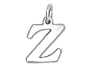 Sterling Silver Charms - Letter Z Sterling Silver Charms - Letter Z