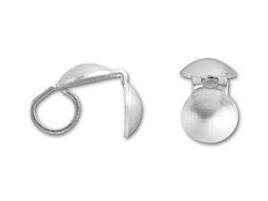 Sterling Silver Clam Shell Bead Tip (Calotte) Sterling Silver Clam Shell Bead Tip (Calotte)