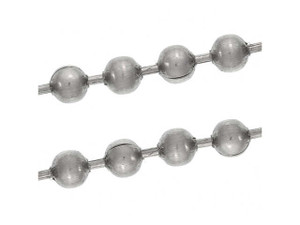 2.3mm Stainless Steel Ball Chain by the Foot 2.3mm Stainless Steel Ball Chain by the Foot
