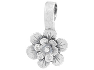 Sterling Silver Double Flower Bail Sterling Silver Double Flower Bail