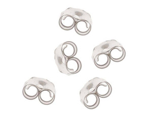 Sterling Silver Earring Back - Medium Sterling Silver Earring Back - Medium