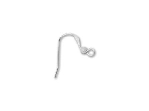 Sterling Silver French Hook Earwire with 3mm Stardust Bead (1 Pair) Sterling Silver French Hook Earwire with 3mm Stardust Bead (1 Pair)