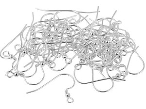 Artbeads Sterling Silver Small French Hook Earwire with Coil, Pro Pack (80  Pairs)
