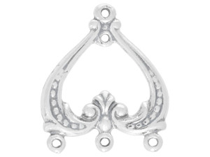 Artbeads Sterling Silver Heart Chandelier Artbeads Sterling Silver Heart Chandelier