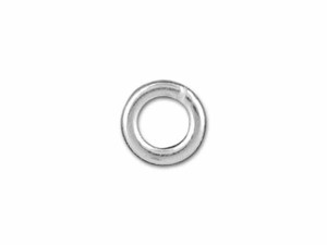 Sterling Silver Heavy Closed Jump Ring (0.9x4mm) Sterling Silver Heavy Closed Jump Ring (0.9x4mm)