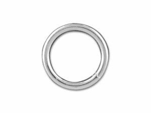 Sterling Silver Fine Closed Jump Ring (0.5x2.15mm)