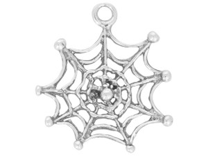 Artbeads Sterling Silver Large Spider Web Charm Artbeads Sterling Silver Large Spider Web Charm