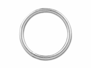 Sterling Silver Medium Closed Jump Ring (0.76x9mm) Sterling Silver Medium Closed Jump Ring (0.76x9mm)