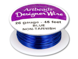 Artbeads Designer Wire - Blue Non-Tarnish 26 Gauge (45 ft. spool) Artbeads Designer Wire - Blue Non-Tarnish 26 Gauge (45 ft. spool)
