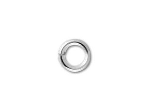 50 Jump Rings Open Sterling Silver Jewelry 19 Ga 6mm