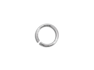 Bulk Sterling Silver Open Jump Ring 7mm 8mm 10mm, 925 Silver Open