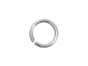 Sterling Silver Open Jump Ring - 0.025 x .130 inches (0.65 x 3.30mm)