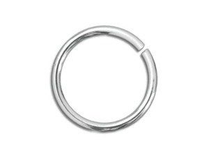 Sterling Silver Open Jump Ring - 0.035 x .290 inches (0.90 x 7.35mm)