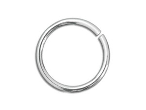 Sterling Silver Open Jump Ring - 0.030 x .270 inches (0.75 x 6.85mm) Sterling Silver Open Jump Ring - 0.030 x .270 inches (0.75 x 6.85mm)