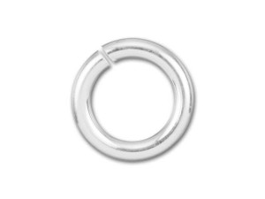 Sterling Silver Heavy Closed Jump Ring (1 x 8mm)