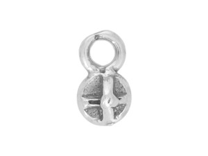 Artbeads Sterling Silver Tiny Floral Charm Artbeads Sterling Silver Tiny Floral Charm