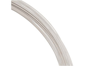 30 Gauge Round Dead Soft .925 Sterling Silver Wire: Wire Jewelry