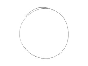 Sterling Wire Round 12 Gauge Half Hard (Sold by the Foot) Sterling Wire Round 12 Gauge Half Hard (Sold by the Foot)