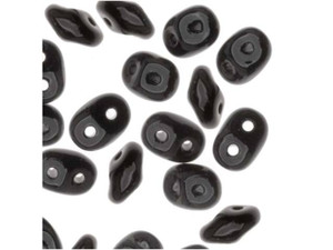 Matubo SuperDuo 2x5mm 2-Hole Jet Seed Bead 2.5-Inch Tube Matubo SuperDuo 2x5mm 2-Hole Jet Seed Bead 2.5-Inch Tube