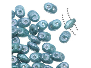 Matubo SuperDuo 2x5mm 2-Hole Opaque Blue Luster Seed Bead 2.5-Inch Tube Matubo SuperDuo 2x5mm 2-Hole Opaque Blue Luster Seed Bead 2.5-Inch Tube