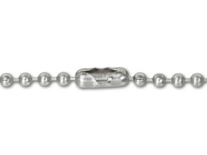 24-Inch Stainless Steel Ball-Chain Necklace 24-Inch Stainless Steel Ball-Chain Necklace