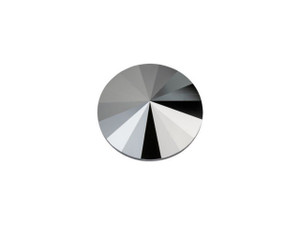 PRESTIGE Crystal Components 1122 12mm Rivoli Jet Hematite PRESTIGE Crystal Components 1122 12mm Rivoli Jet Hematite