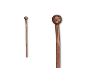 2-Inch Antique Copper-Plated 2mm Ball End Head Pin - 20 Gauge 2-Inch Antique Copper-Plated 2mm Ball End Head Pin - 20 Gauge