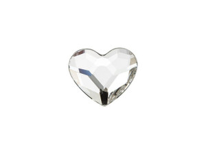 PRESTIGE Crystal Components 2808 10mm Heart Flatback Crystal PRESTIGE Crystal Components 2808 10mm Heart Flatback Crystal