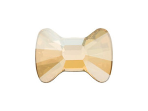 PRESTIGE Crystal Components 2858 9x6.5mm Hotfix Bow Tie Flatback Crystal Golden Shadow PRESTIGE Crystal Components 2858 9x6.5mm Hotfix Bow Tie Flatback Crystal Golden Shadow